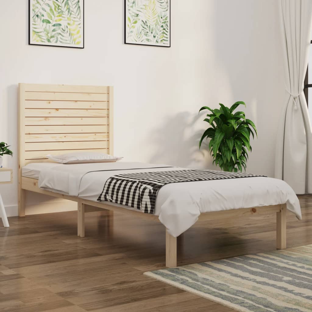 sengeramme 75x190 cm massivt træ