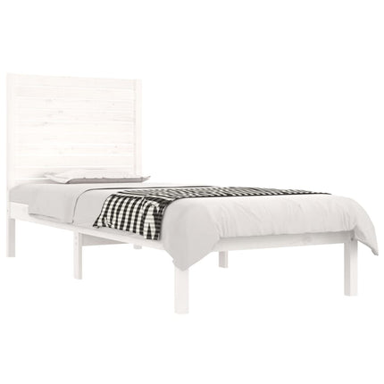 sengeramme 75x190 cm Small Single massivt træ hvid