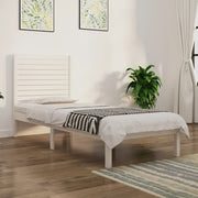 sengeramme 90x190 cm Single massivt træ hvid