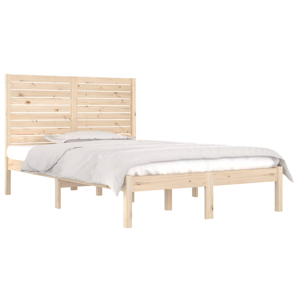 sengeramme 135x190 cm massivt træ