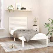 sengeramme 90x200 cm massivt træ hvid