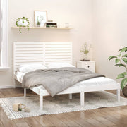 sengeramme 120x200 cm massivt træ hvid