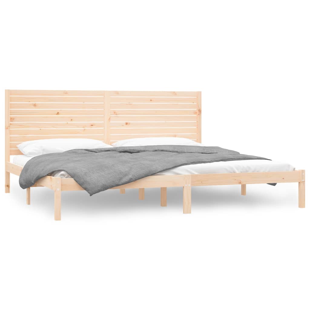 sengeramme 180x200 cm massivt fyrretræ