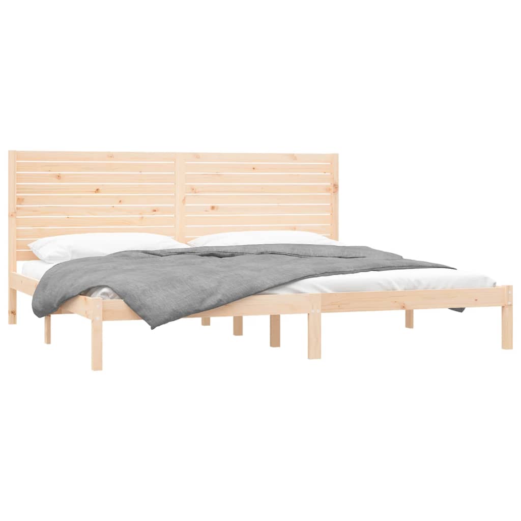 sengeramme 200x200 cm massivt træ