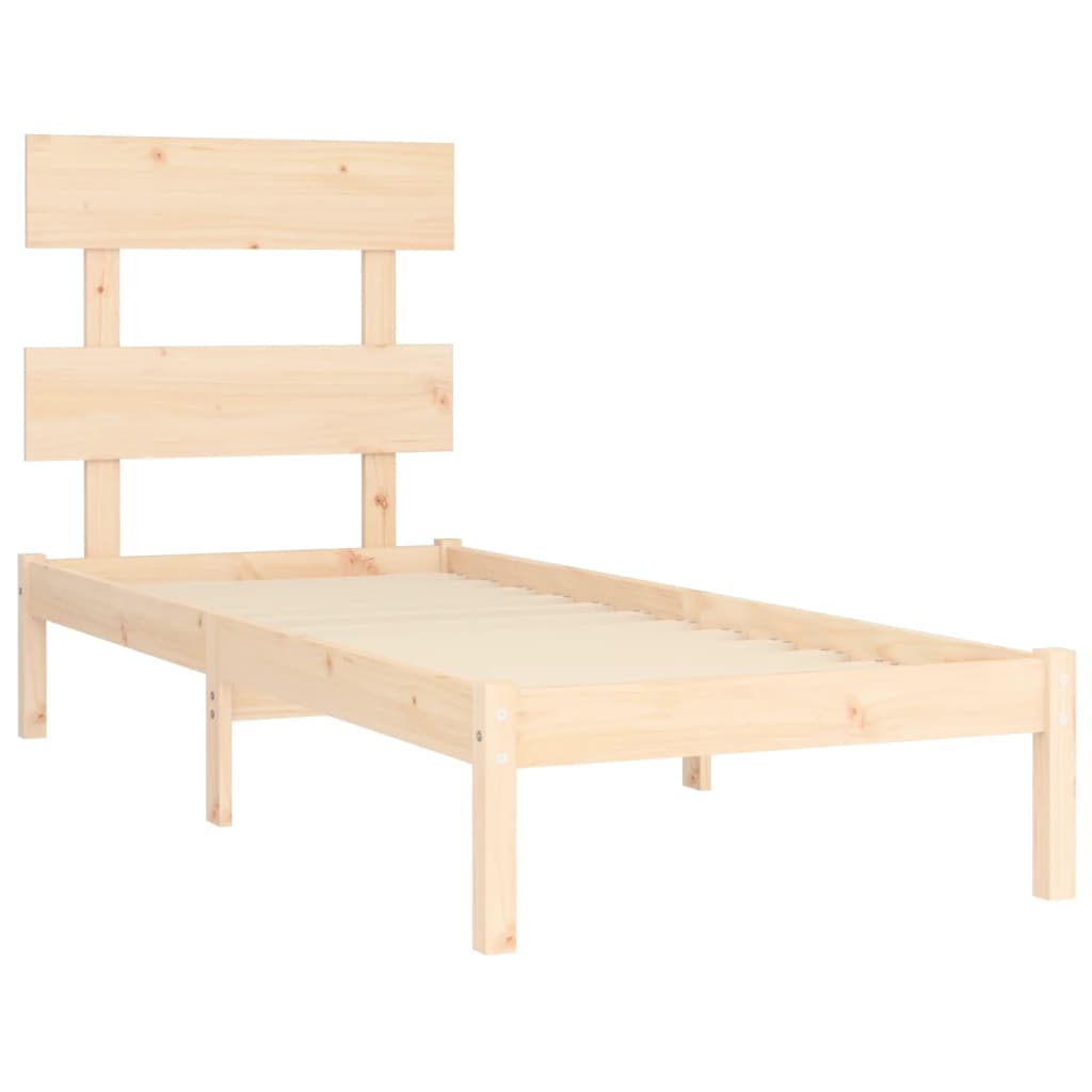 sengeramme 75x190 cm massivt træ