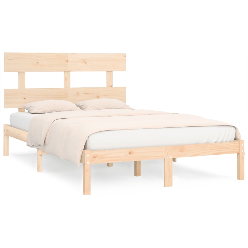 sengeramme 200x200 cm massivt træ