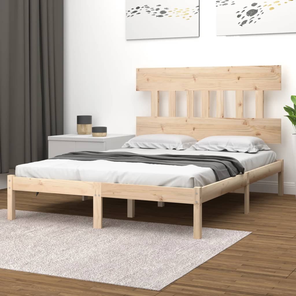 sengeramme 150x200 cm massivt træ