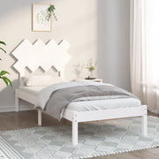 sengeramme 90x190 cm Single massivt træ hvid
