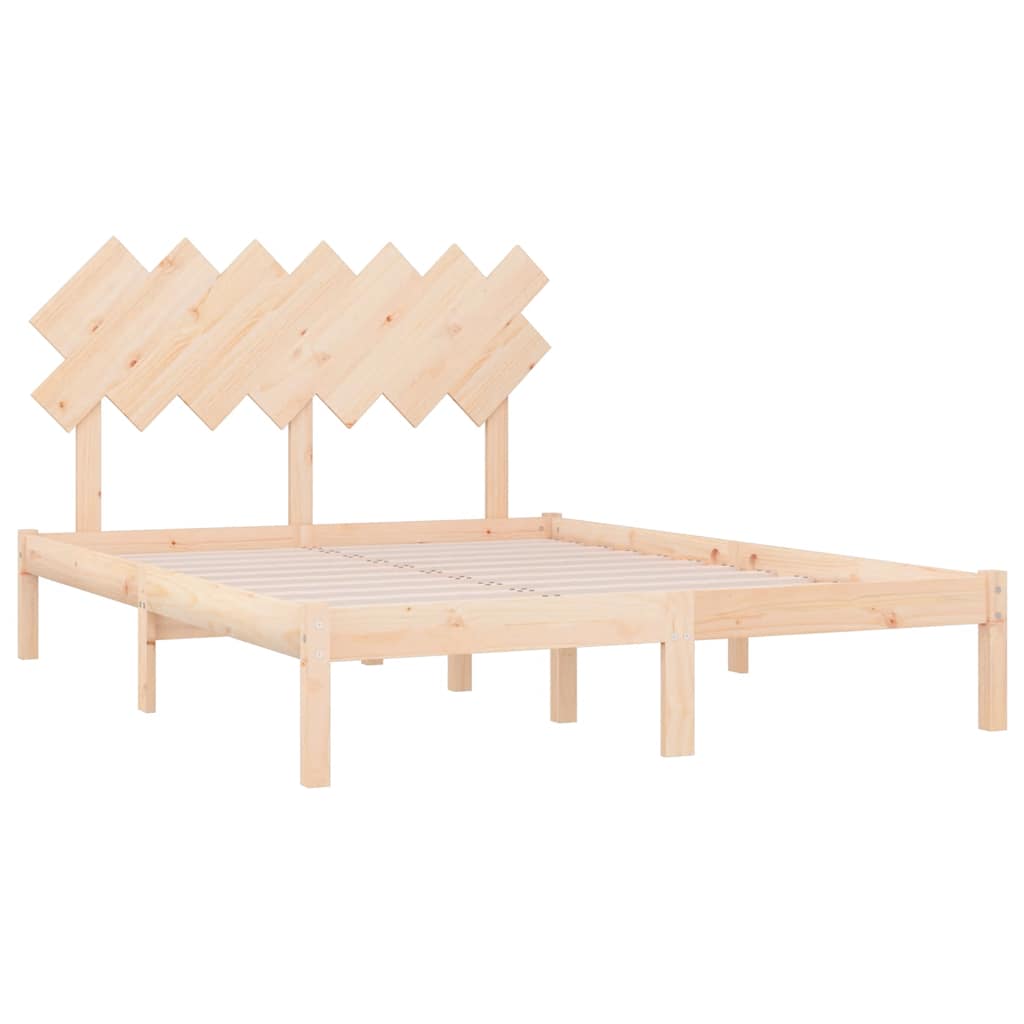 sengeramme 150x200 cm King Size massivt træ