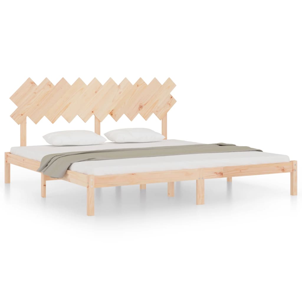 sengeramme 200x200 cm massivt træ