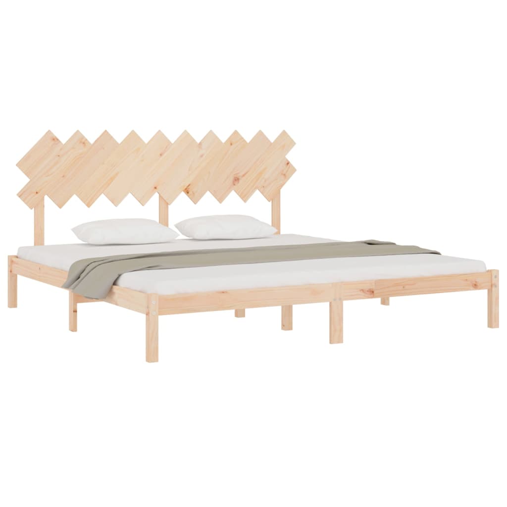 sengeramme 200x200 cm massivt træ