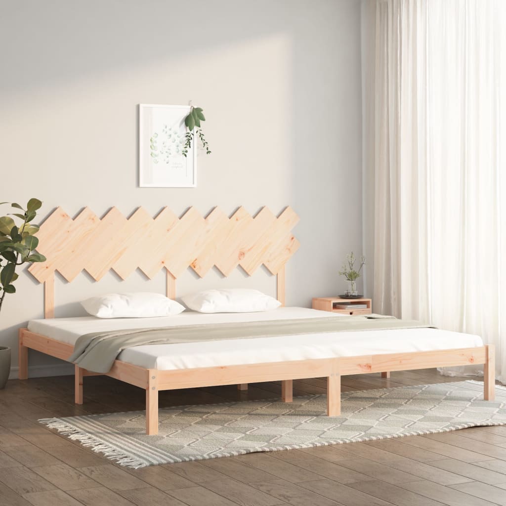 sengeramme 200x200 cm massivt træ