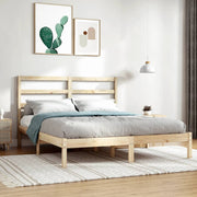 sengeramme 135x190 cm massivt træ