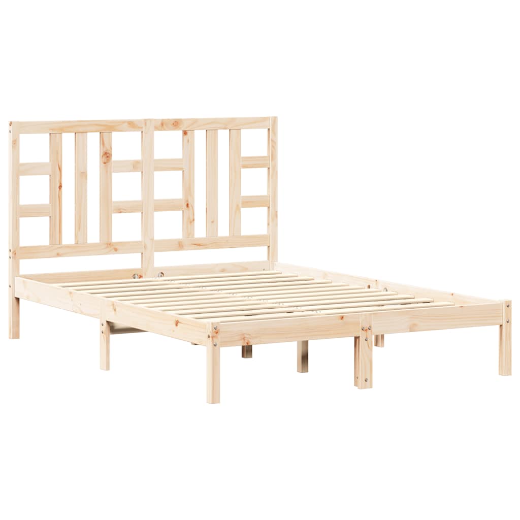 sengeramme 135x190 cm massivt træ