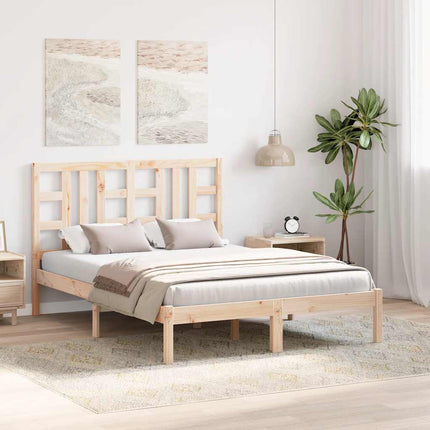 sengeramme 135x190 cm massivt træ