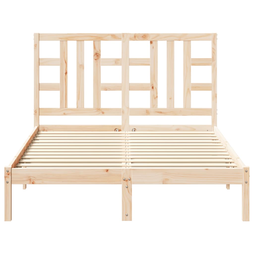 sengeramme 135x190 cm massivt træ
