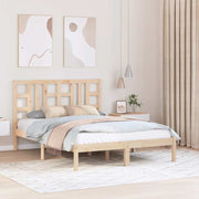 sengeramme 135x190 cm massivt træ