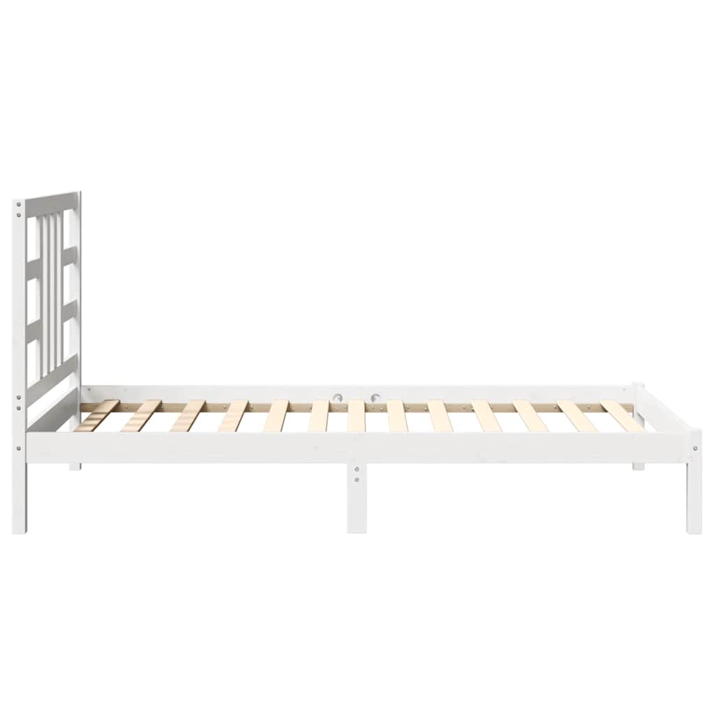 sengeramme 100x200 cm massivt træ hvid