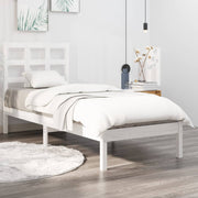 sengeramme 75x190 cm Small Single massivt træ hvid