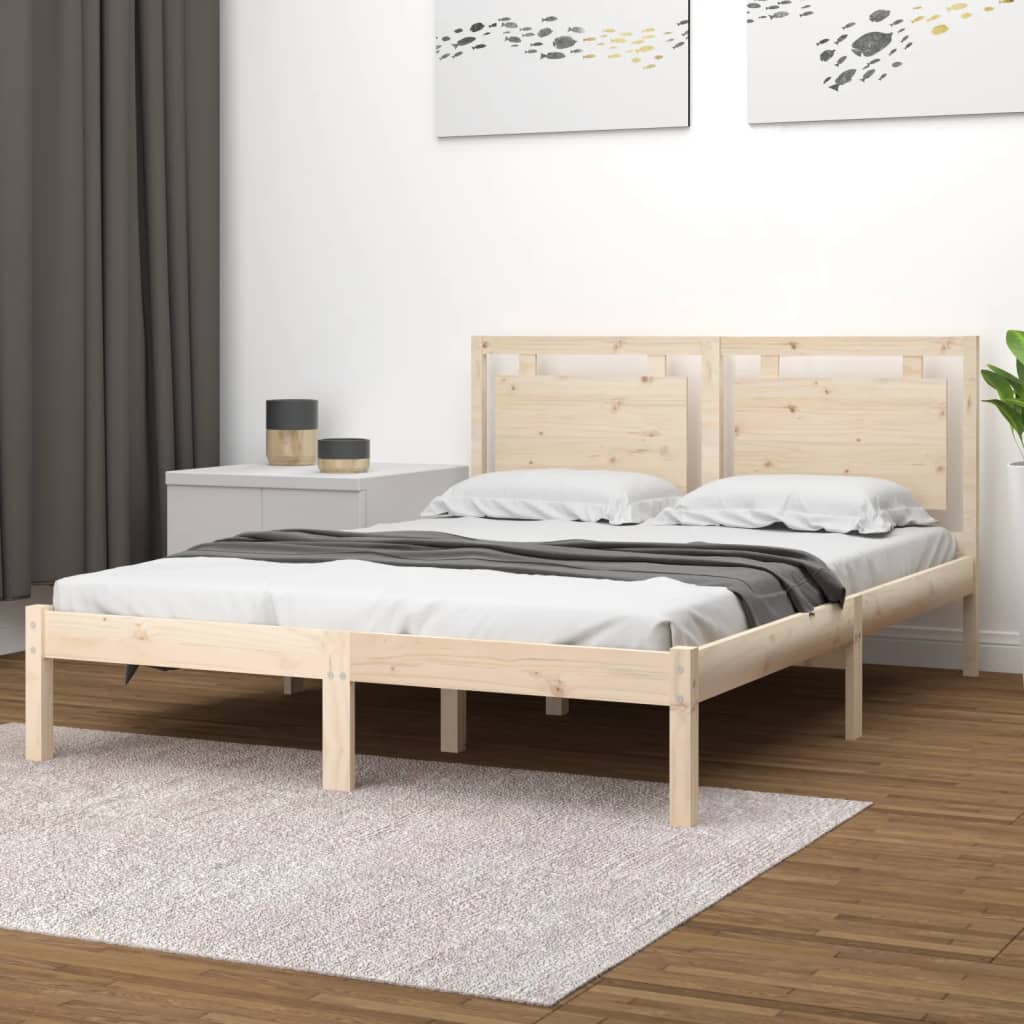 sengeramme 150x200 cm massivt træ