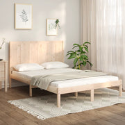 sengeramme uden madras 120x190 cm massivt fyrretræ