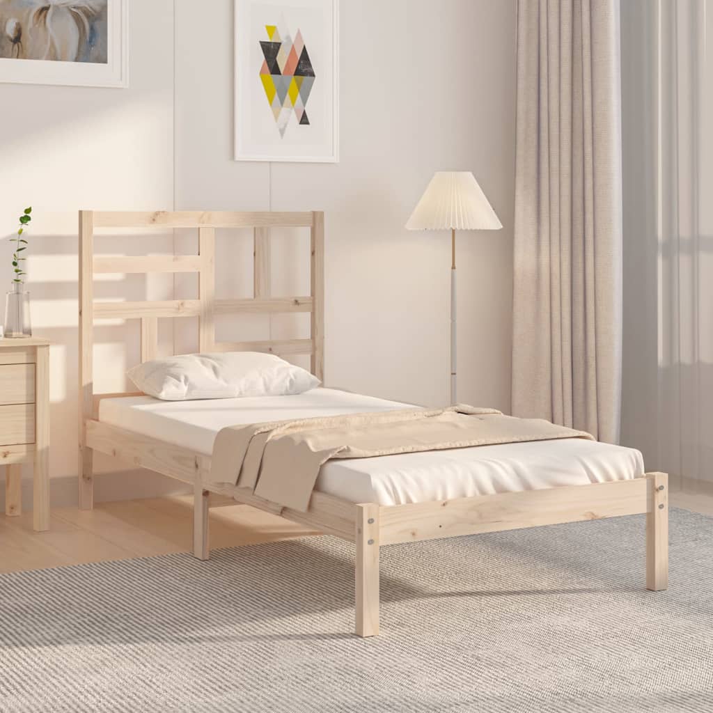 sengeramme 75x190 cm massivt træ
