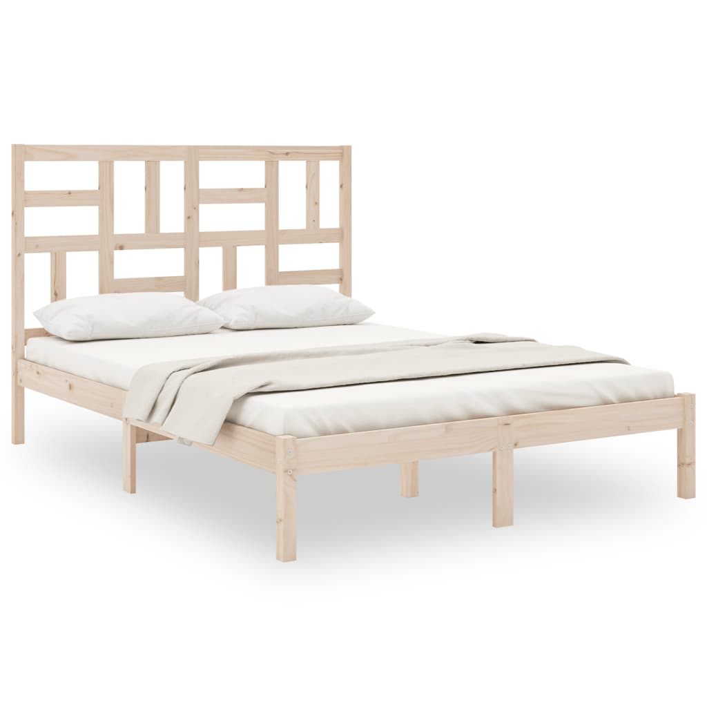 sengeramme 140x190 cm massivt træ