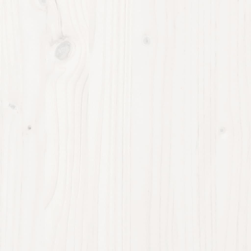 sengeramme 140x190 cm massivt træ hvid