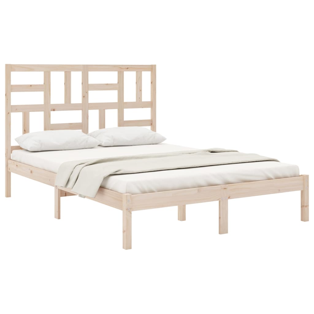 sengeramme uden madras 120x200 cm massivt træ