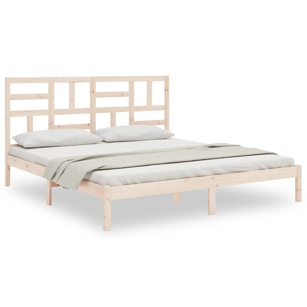 sengeramme uden madras 180x200 cm massivt træ
