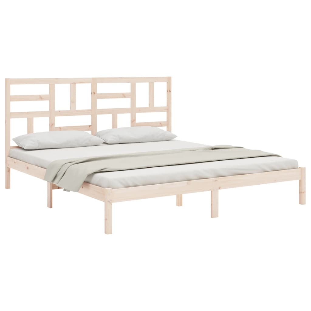 sengeramme uden madras 180x200 cm massivt træ