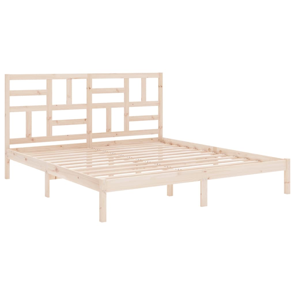 sengeramme uden madras 180x200 cm massivt træ