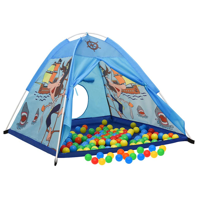 legetelt til børn med 250 bolde 120x120x90 cm