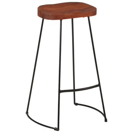 Gavin-barstole 2 stk. 50x40x78 cm massivt mangotræ