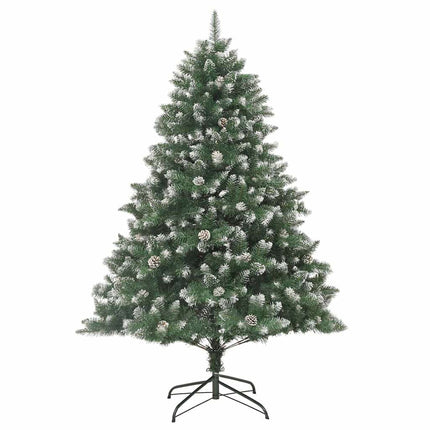 kunstigt juletræ med juletræsfod 240 cm PVC