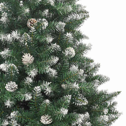 kunstigt juletræ med juletræsfod 240 cm PVC