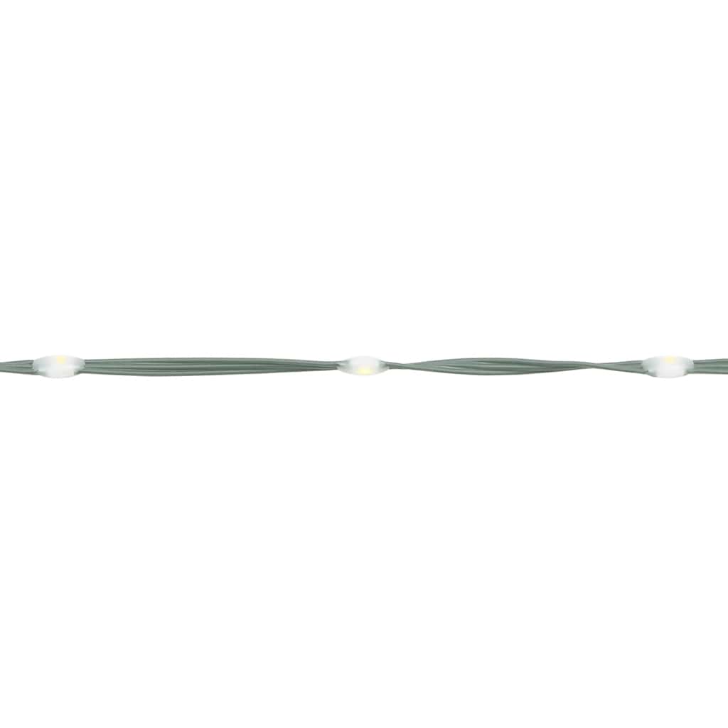 kegleformet juletræ 160x500 cm 1400 LED'er varmt hvidt lys
