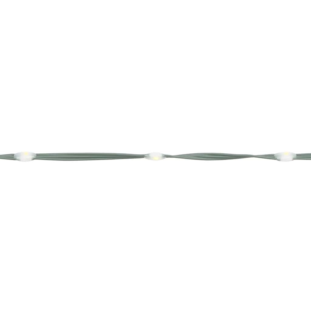 kegleformet juletræ 230x800 cm 3000 LED'er koldt hvidt lys