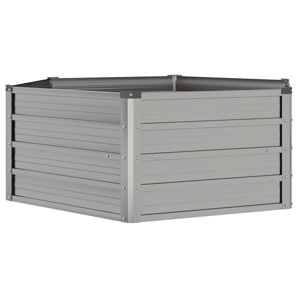 højbed 129x129x45 cm cortenstål rustfarvet