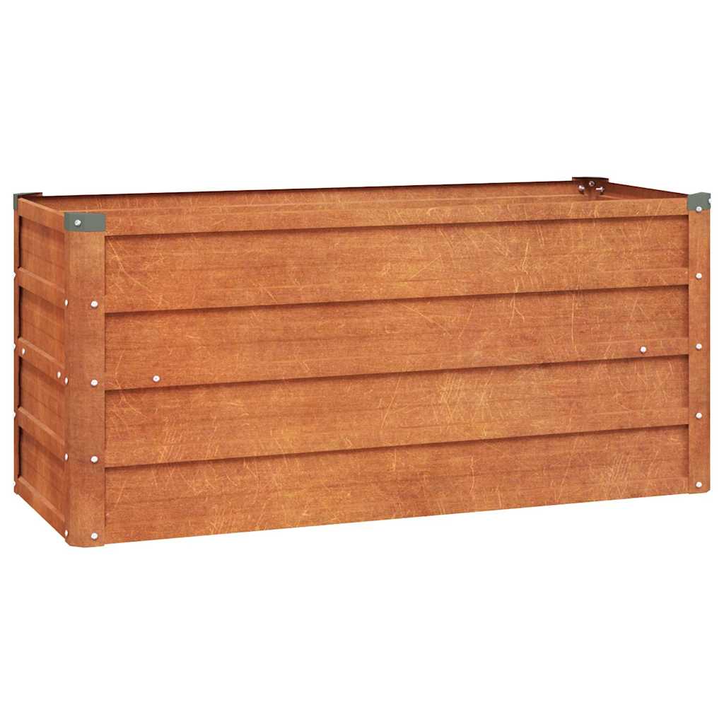 højbed 100x40x45 cm cortenstål rustfarvet