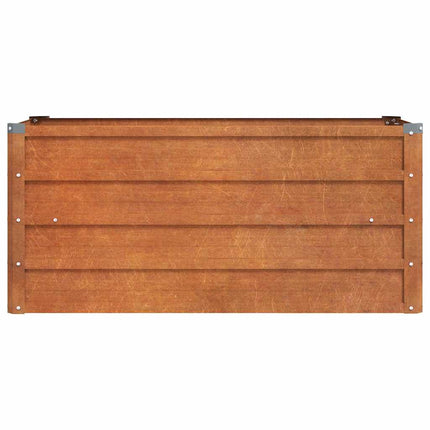 højbed 100x40x45 cm cortenstål rustfarvet