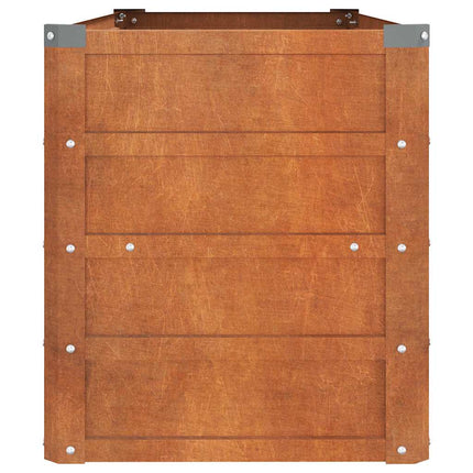 højbed 100x40x45 cm cortenstål rustfarvet