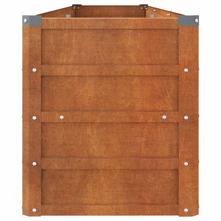 højbed 240x40x45 cm cortenstål rustfarvet