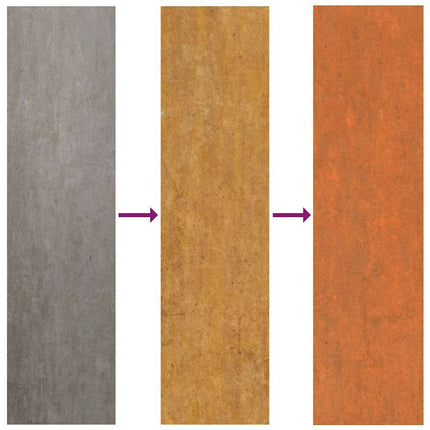 højbed 240x40x77 cm cortenstål rustfarvet