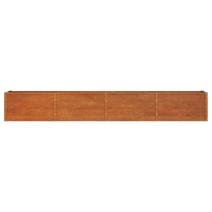 højbed 320x40x45 cm cortenstål rustfarvet