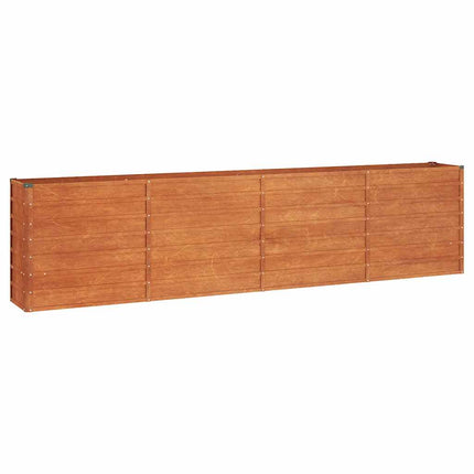 højbed 320x40x77 cm cortenstål rustfarvet