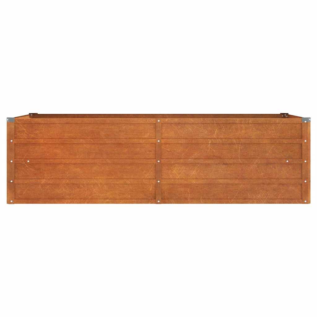 højbed 160x80x45 cm cortenstål rustfarvet