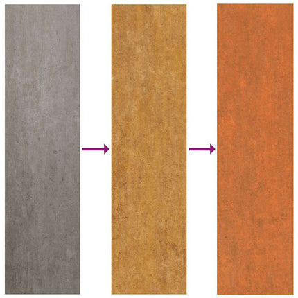 højbed 240x80x45 cm cortenstål rustfarvet
