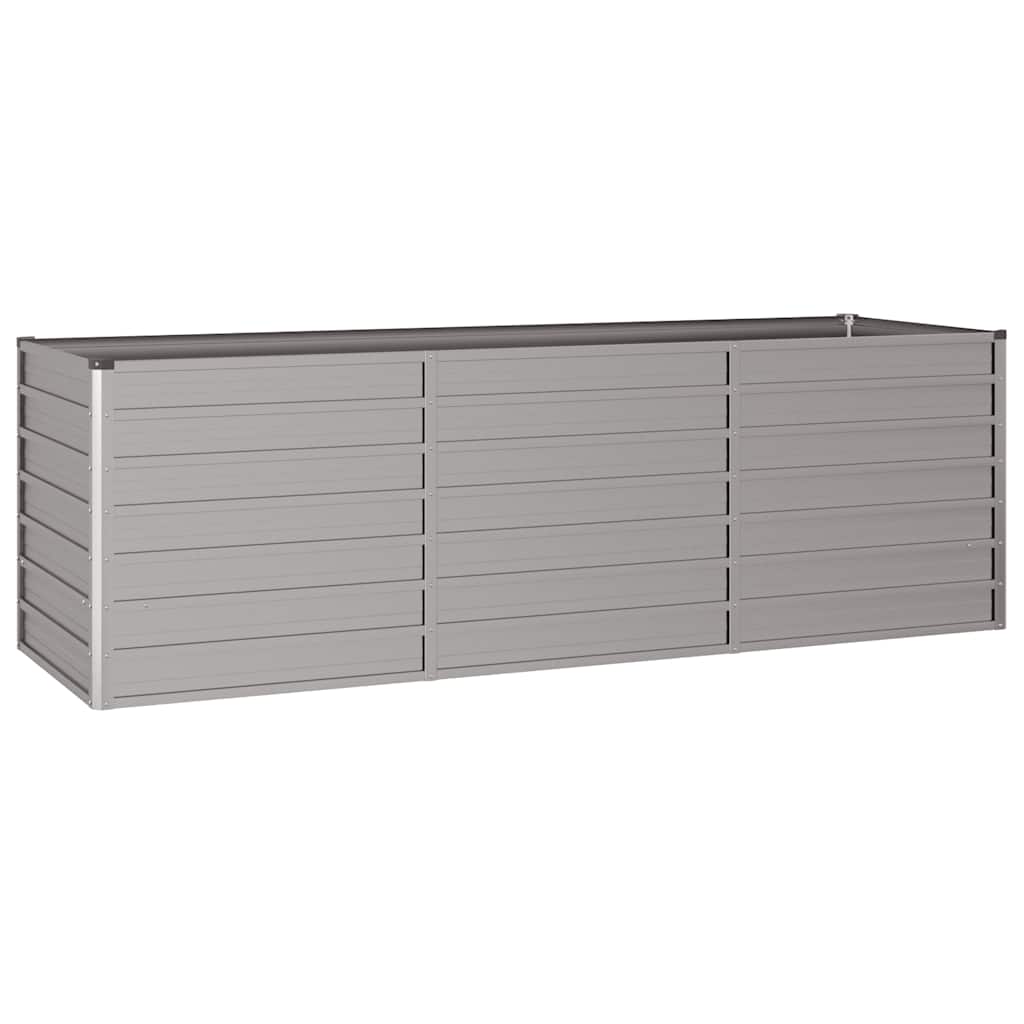 højbed 240x80x77 cm cortenstål rustfarvet