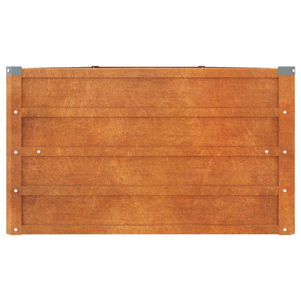 højbed 400x80x45 cm cortenstål rustfarvet